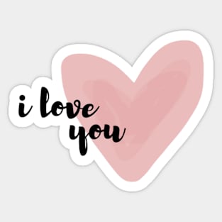 i love you Sticker